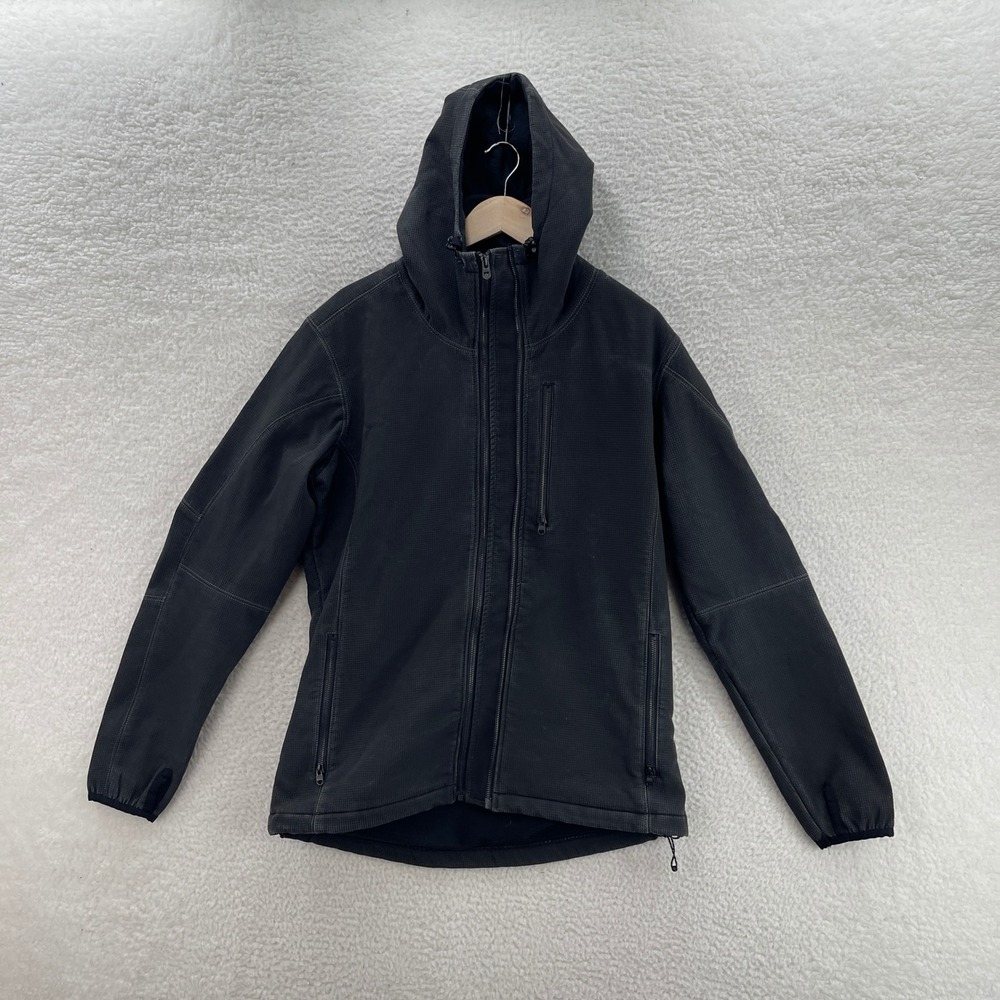 Kuhl Jacket Mens Large Black Relik Soft Shell Full Zip Patina Dye Rugged Outdoor